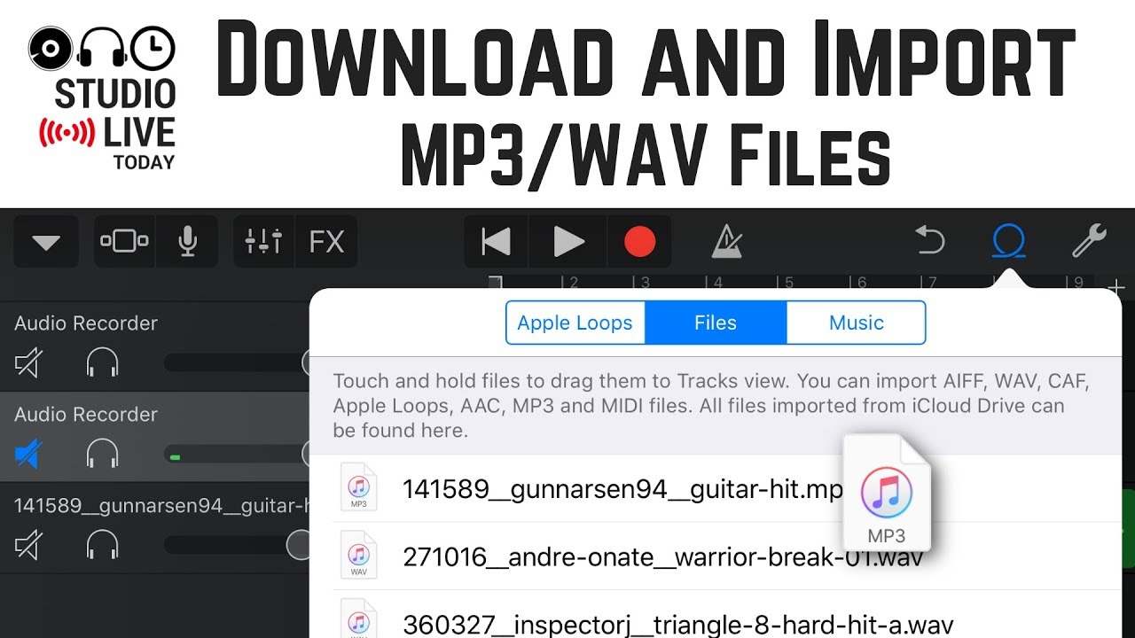 How To Download Samples For Garageband Ipad